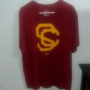 Nike  USC Red and Yellow Short Sleeve Tees Size XL
